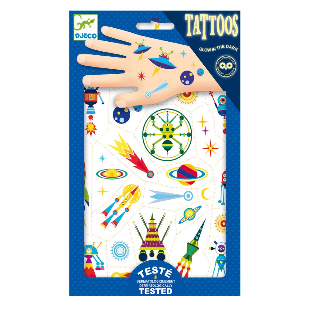 Набор наклеек на тело DJECO Космос (DJ09590)