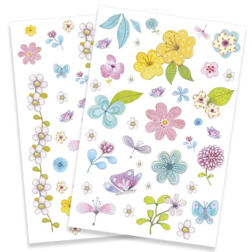 Set of stickers on the body of DJECO Wildflowers (DJ09585)