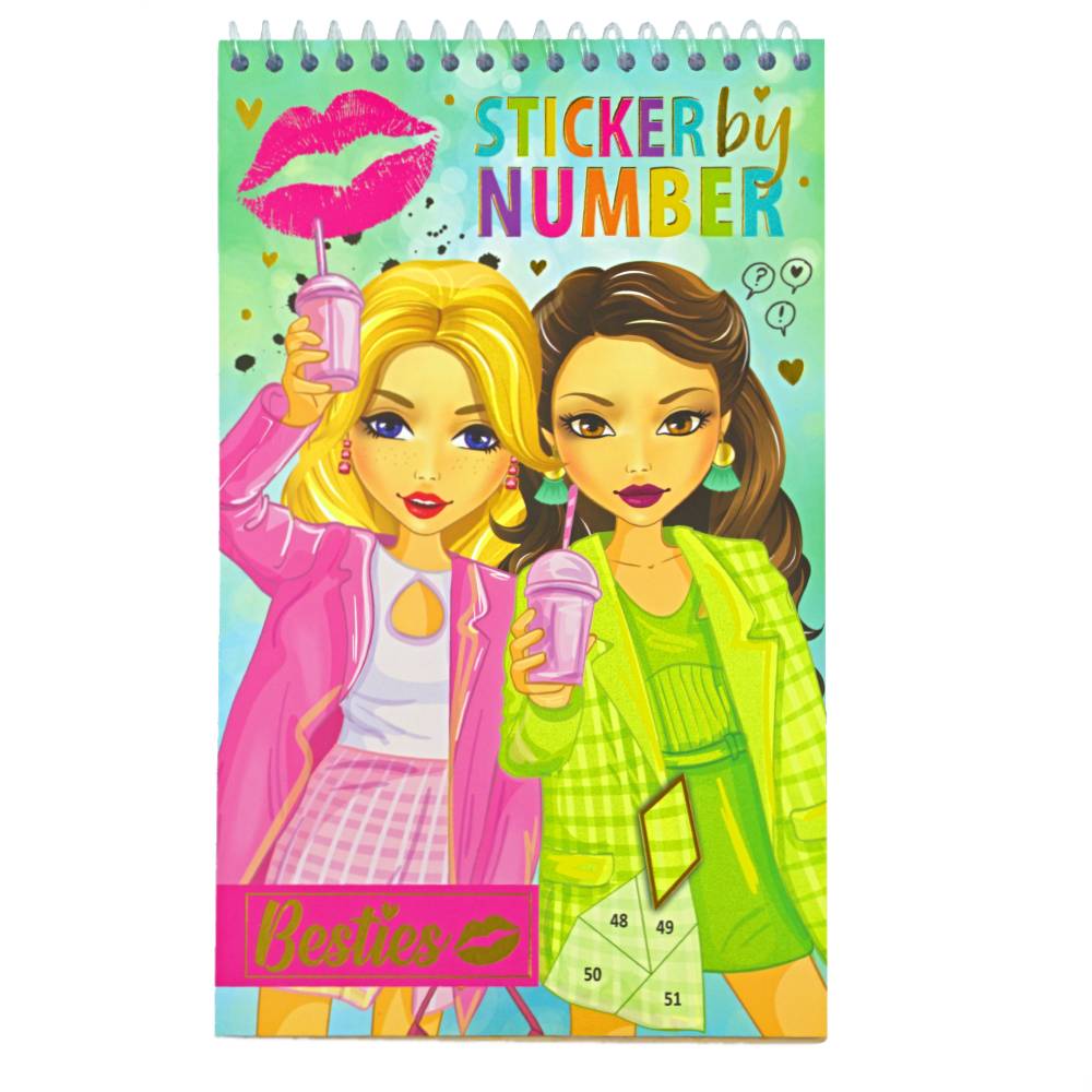 Стикербук по номерам Besties «Summer» (961037)
