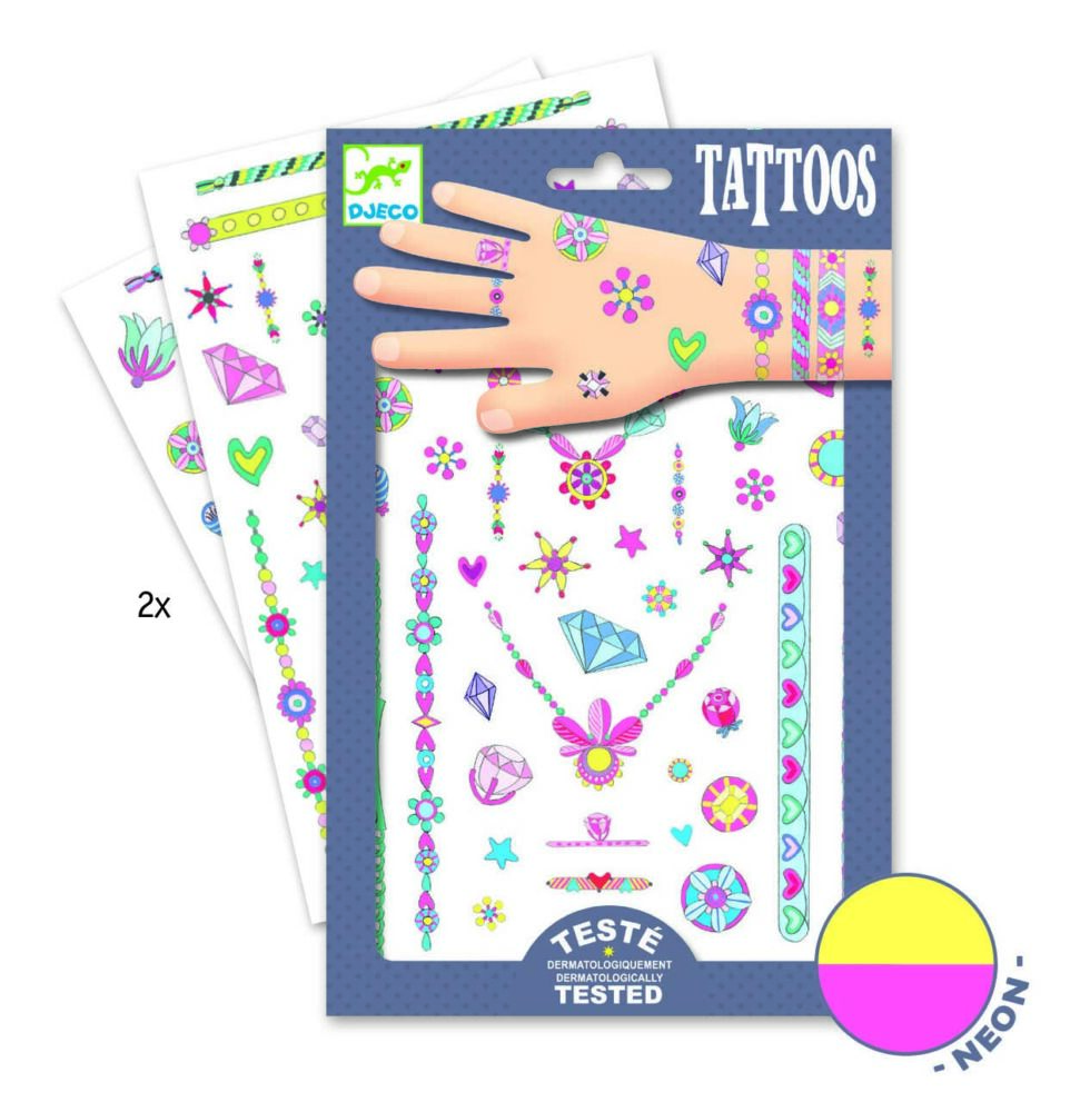 Набір наклейок на тіло DJECO Дженіс (DJ09587)