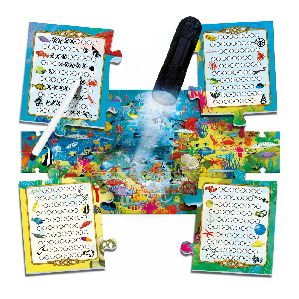 HEADU Educational Puzzle Explore Marine Life (IT22311)