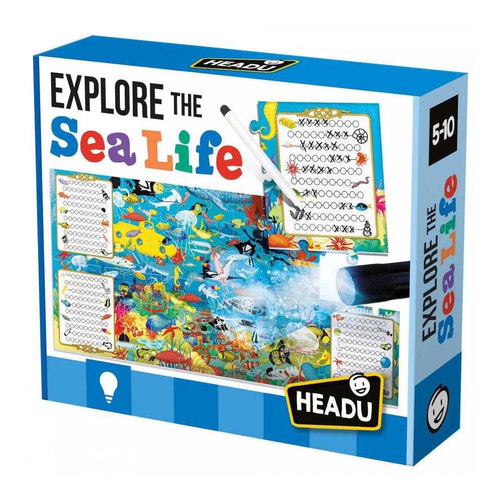 HEADU Educational Puzzle Explore Marine Life (IT22311)