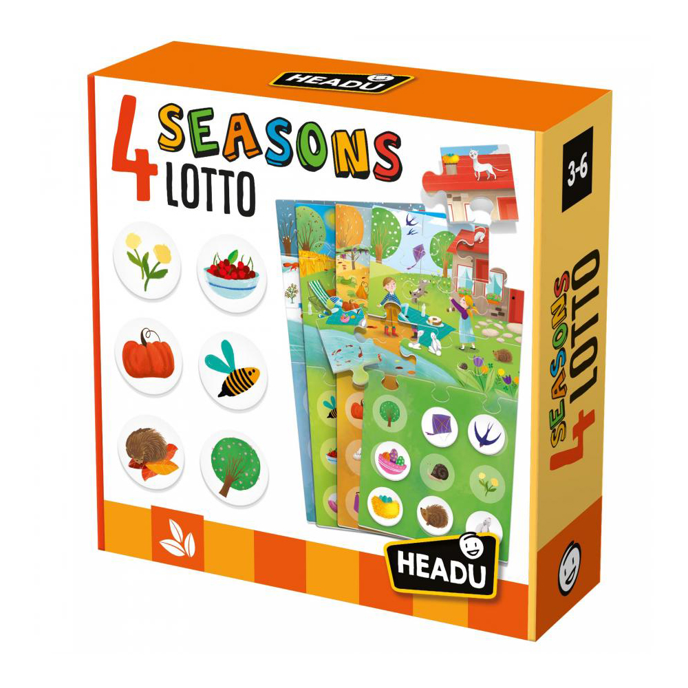 Развивающий пазл HEADU Лото 4 сезона (MU53672)