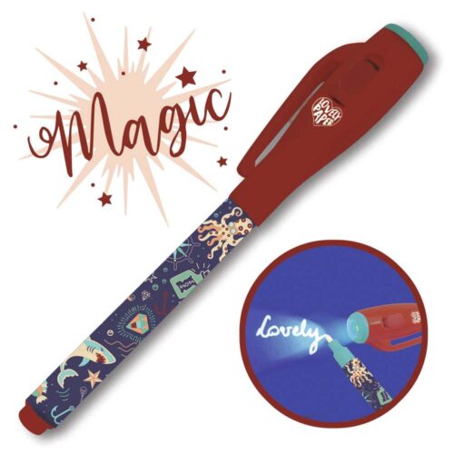 Чарівна ручка з невидимими чорнилами і ліхтариком DJECO Стів (DD03768)