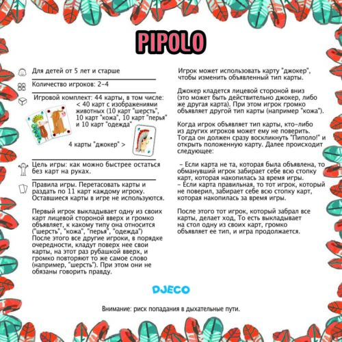 Гра DJECO Піполо (DJ05108)