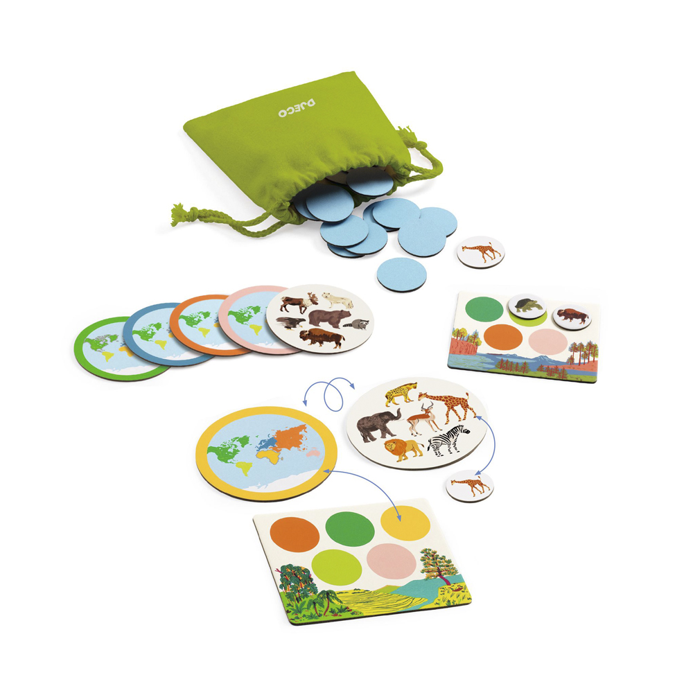 Игра настольная DJECO Анимо Мондо (DJ08198)