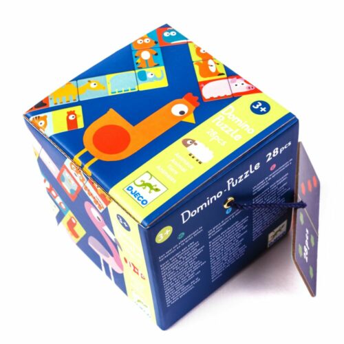 Игра DJECO детское домино Сложи животное (DJ08165)