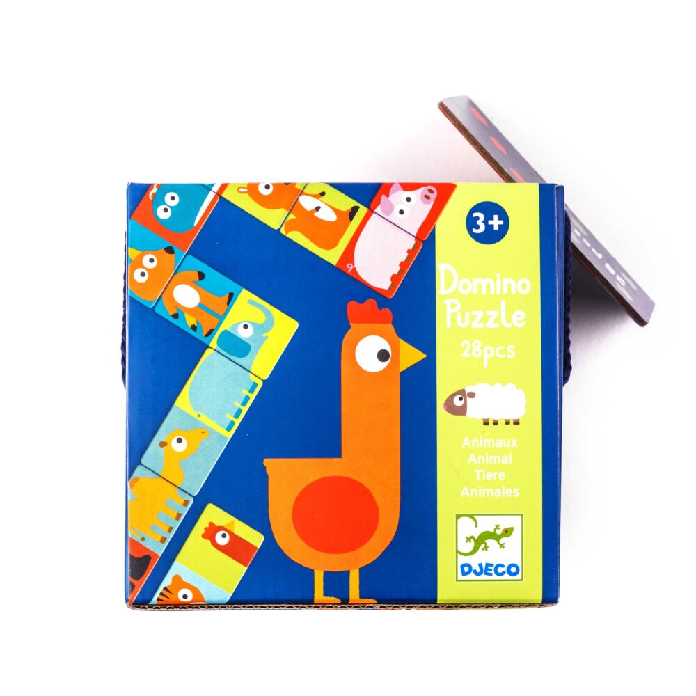 Игра DJECO детское домино Сложи животное (DJ08165)