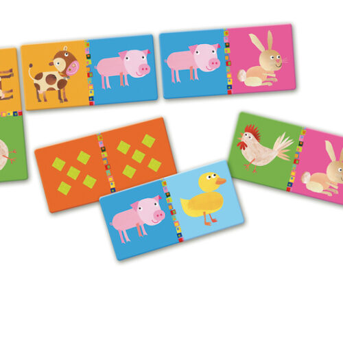 Baby domino game DJECO Farm (DJ08158)