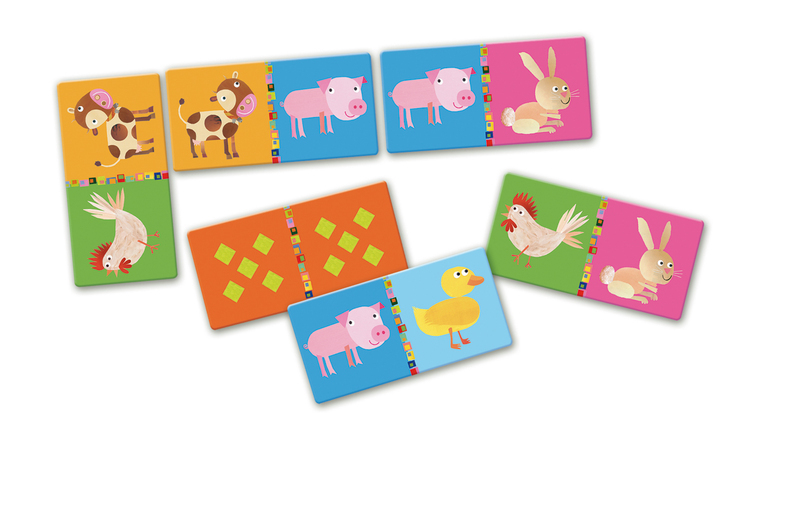 Baby domino game DJECO Farm (DJ08158)