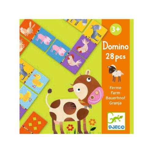 Baby domino game DJECO Farm (DJ08158)