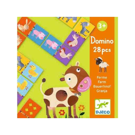 Baby domino game DJECO Farm (DJ08158)