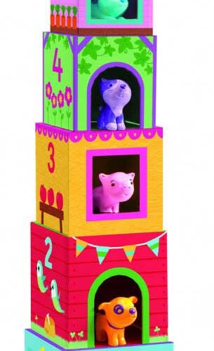 Гра DJECO Топанімо ферма 6 кубиків 6 тварин (DJ09108)