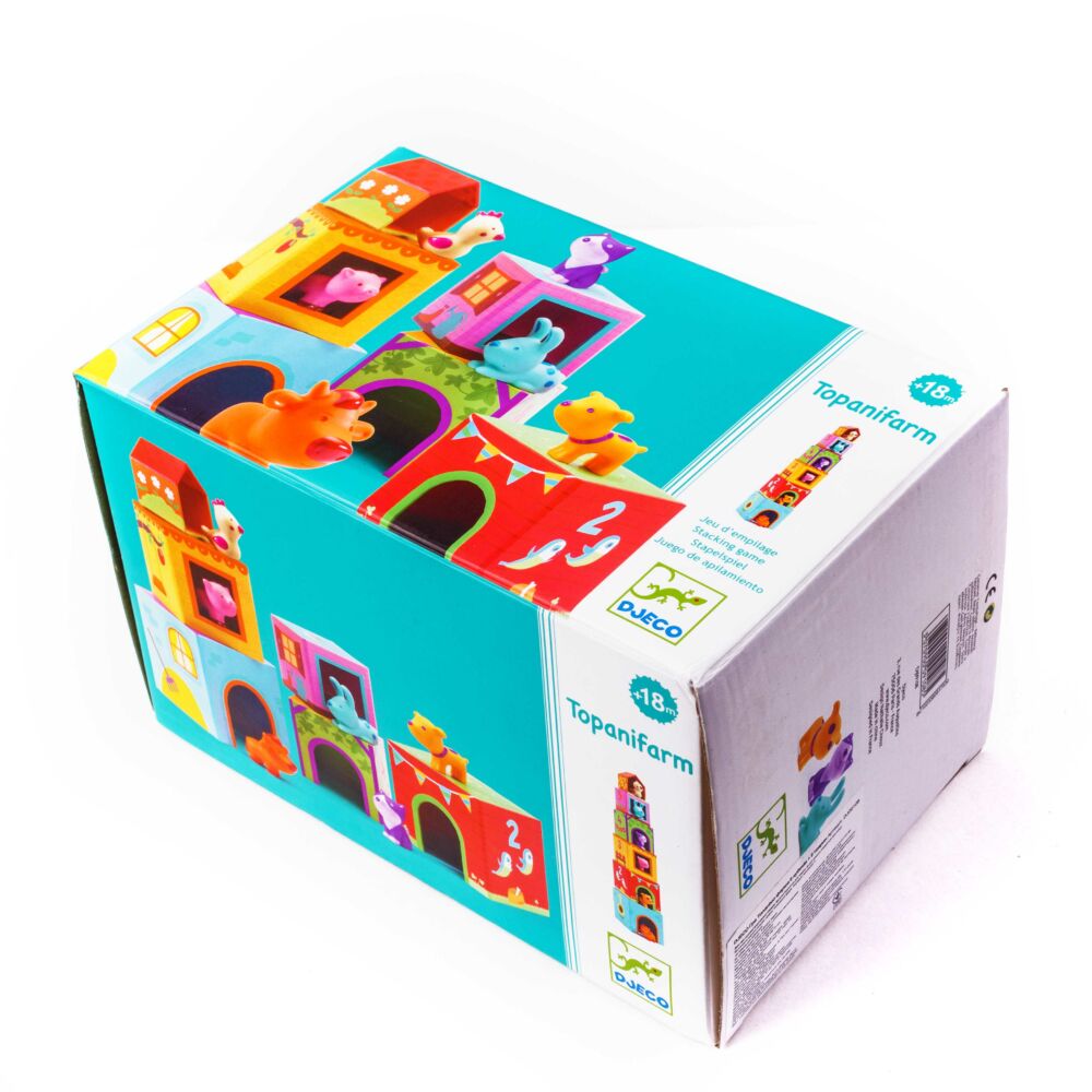 Гра DJECO Топанімо ферма 6 кубиків 6 тварин (DJ09108)