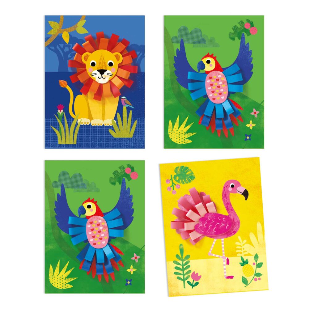 Набір для творчості DJECO Кучеряві тварини (DJ09868)