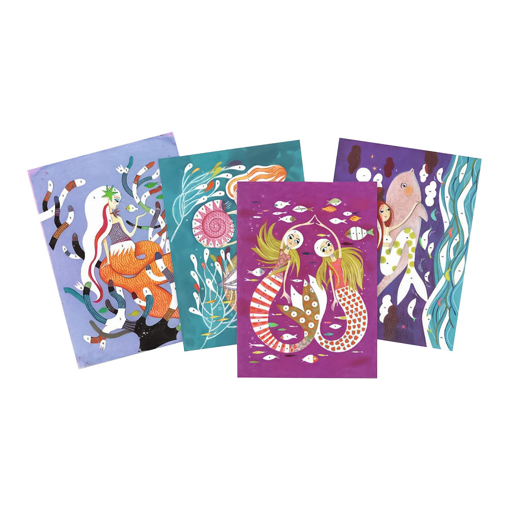 DJECO Glitter Painting Kit Glittering Mermaids (DJ09507)