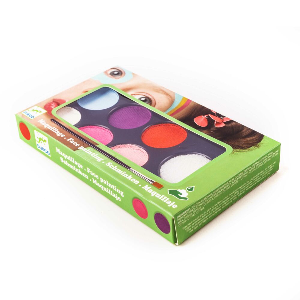 DJECO face make-up palette 6 colors Tenderness (DJ09231)