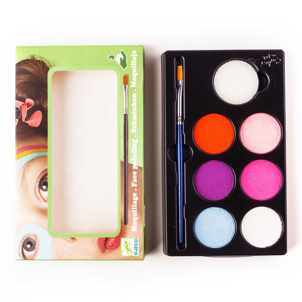 DJECO face make-up palette 6 colors Tenderness (DJ09231)