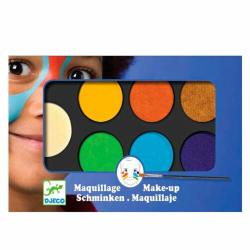 Грим для лица DJECO палитра 6 цветов Природа (DJ09230)
