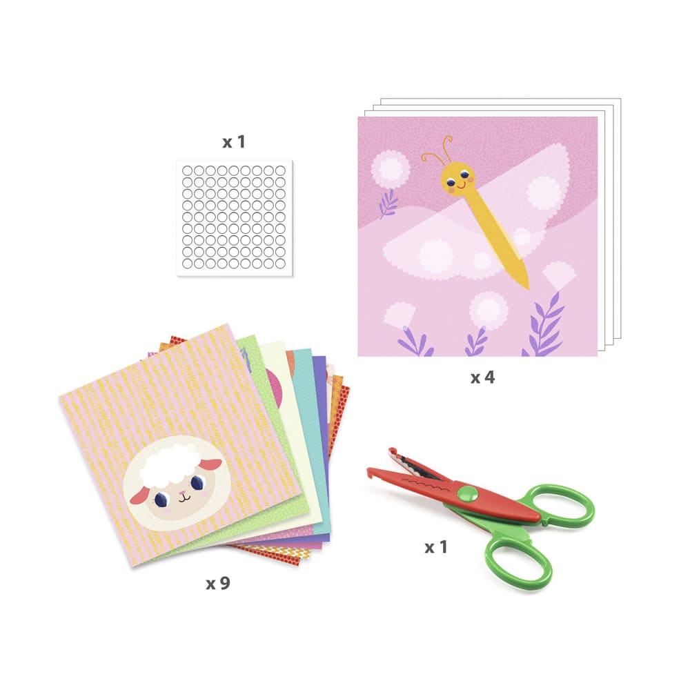 Set for creating a collage DJECO Figural pictures (DJ09057)