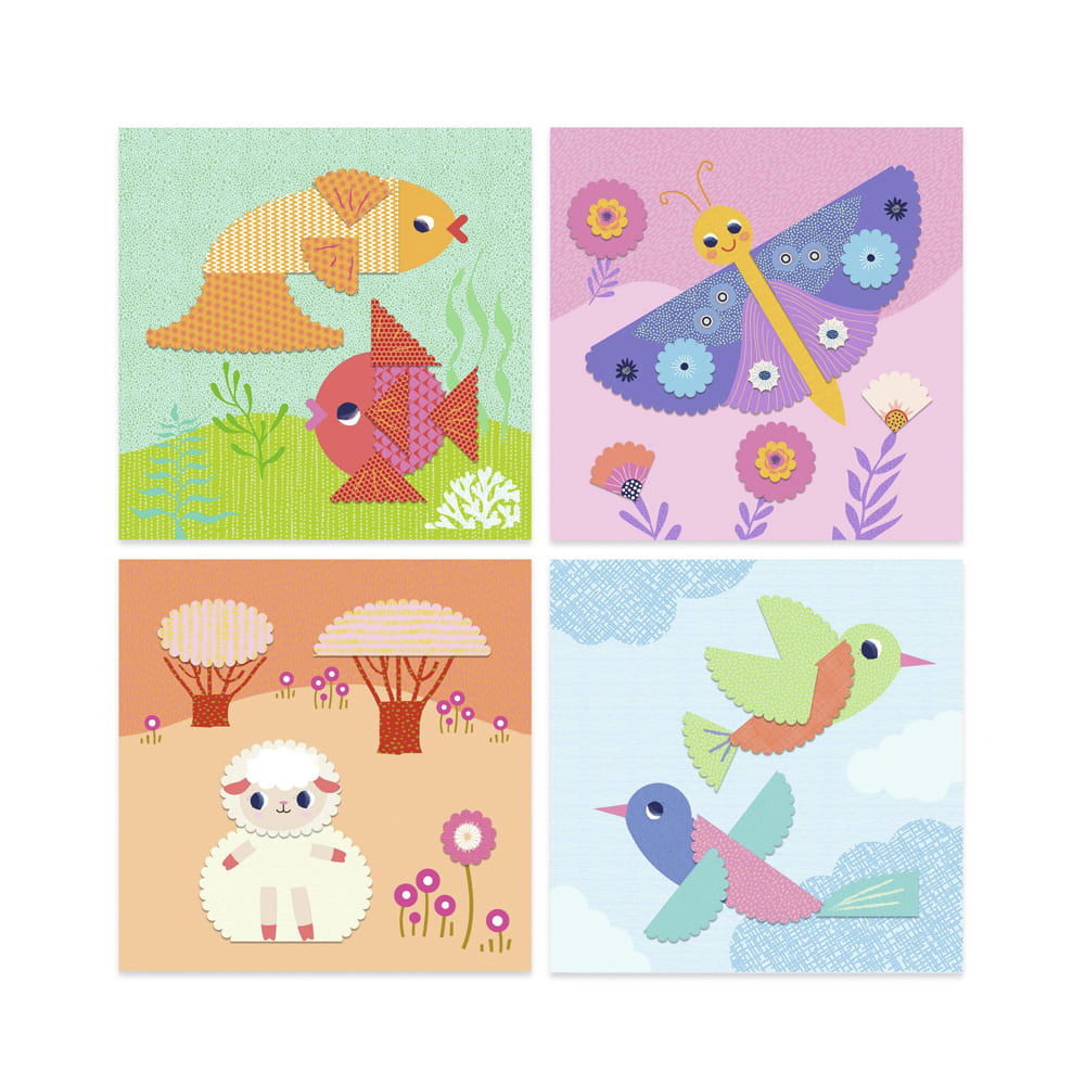 Set for creating a collage DJECO Figural pictures (DJ09057)