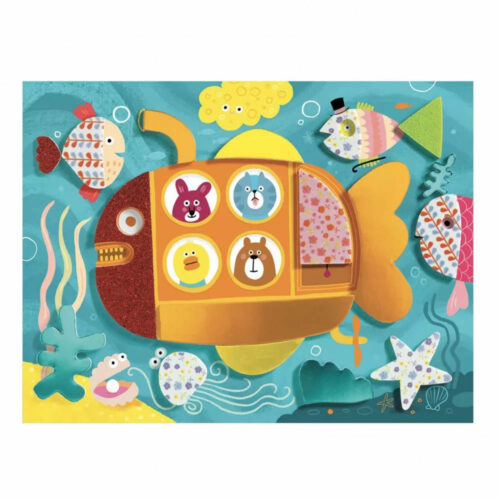 Художественный комплект DJECO коллаж Веселая пена (DJ09869)