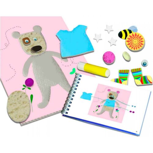 Художній комплект DJECO Колаж для самих маленьких 4 фігурки(DJ08664)