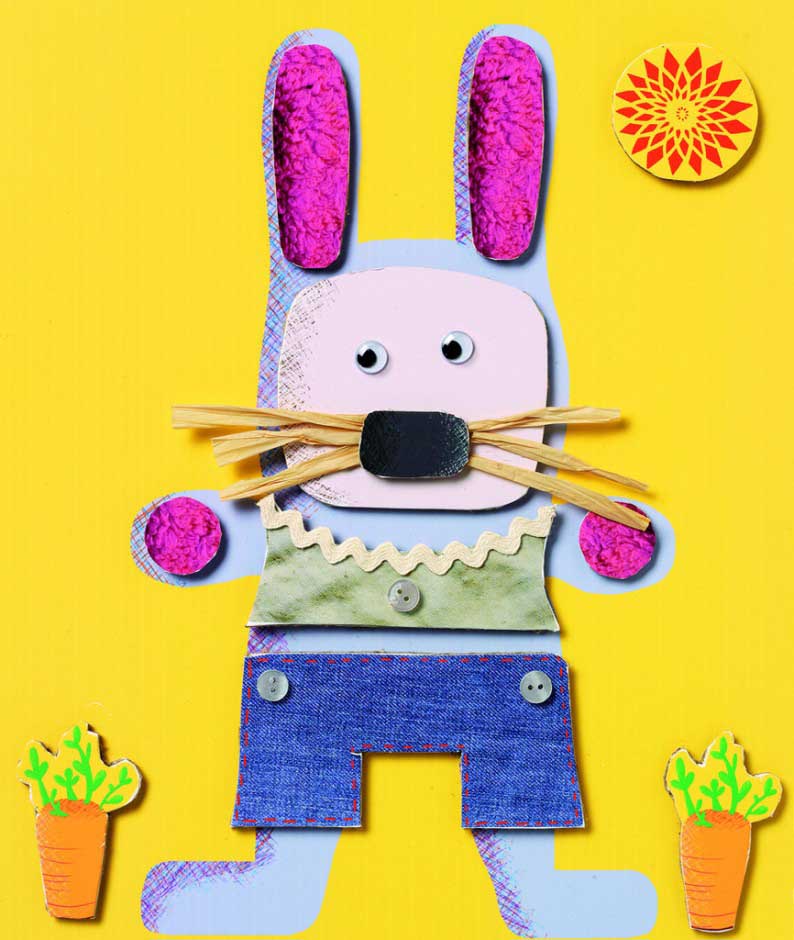 Художній комплект DJECO Колаж для самих маленьких 4 фігурки(DJ08664)