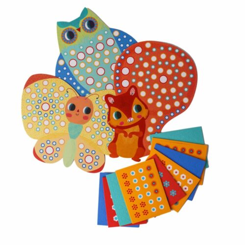 DJECO Creativity Kit Mosaic Squirrel (DJ08897)