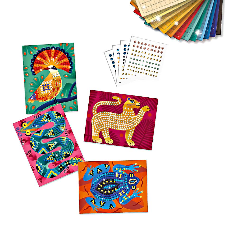 Набір для творчості DJECO мозаїка Глибоко в джунглях(DJ09422)