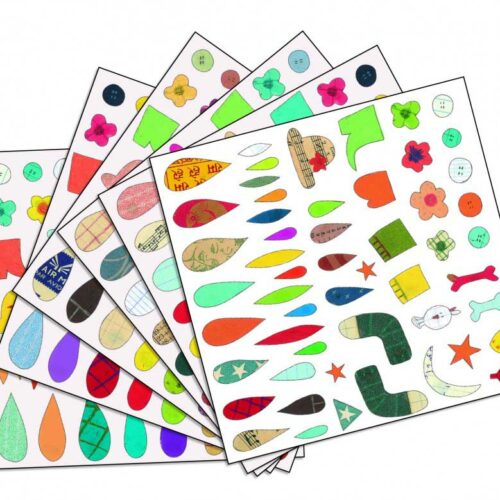 Набір наклейок DJECO для аплікації Створи тварину (DJ08932)