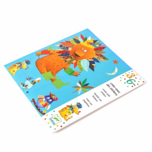 Набір наклейок DJECO для аплікації Створи тварину (DJ08932)