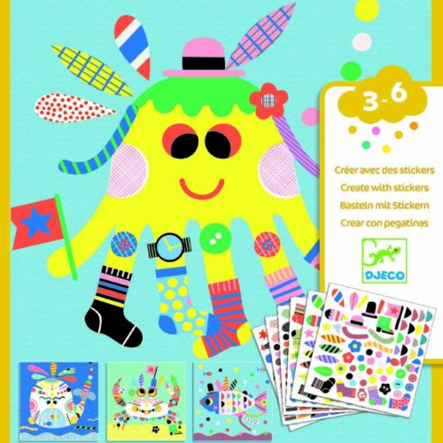 Художественный комплект DJECO с наклейками Маринс (DJ08931)