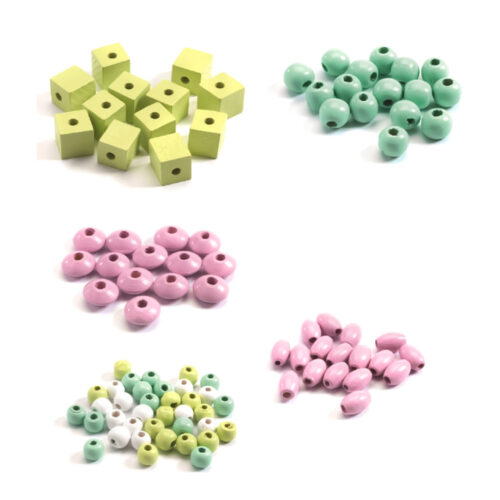 DJECO Creativity Kit with Wooden Beads Flowers (DJ09808)