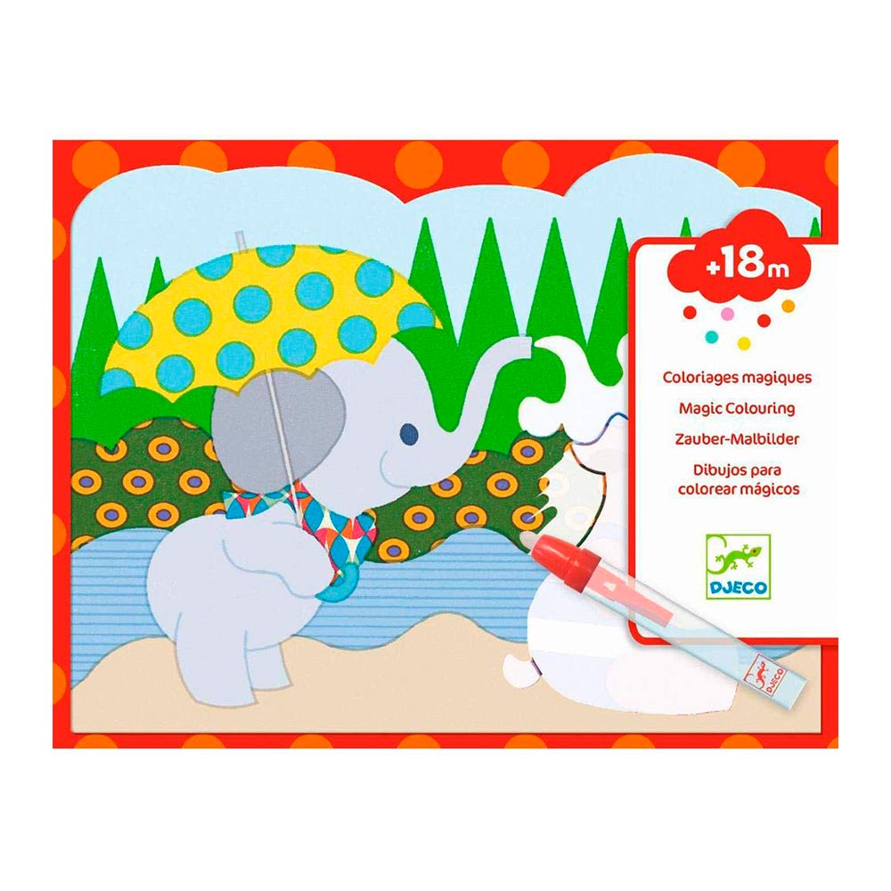 Художественный комплект DJECO для рисования водой Что вокруг? (DJ09065)