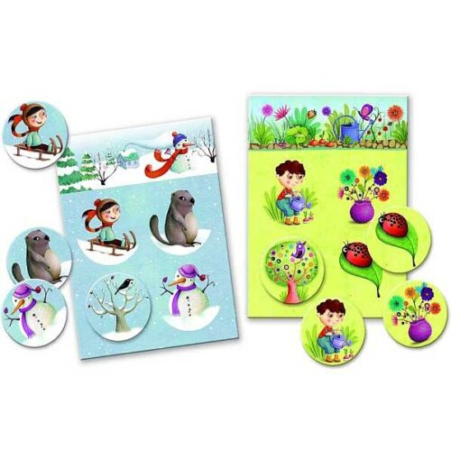 Игра DJECO детское лото 4 сезона (DJ08123)