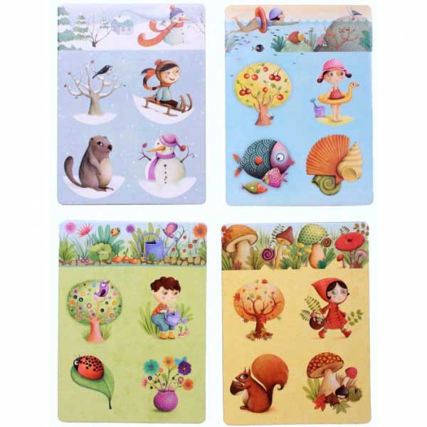 Игра DJECO детское лото 4 сезона (DJ08123)