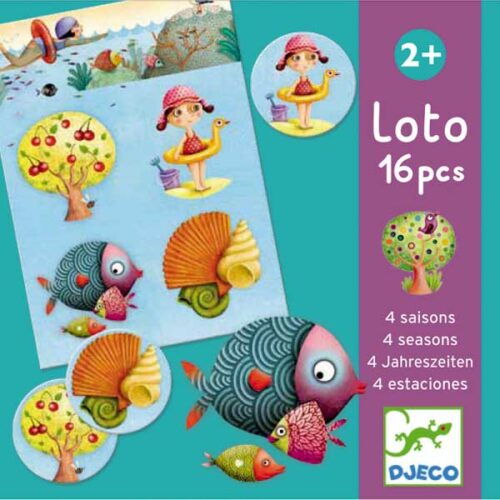 Игра DJECO детское лото 4 сезона (DJ08123)