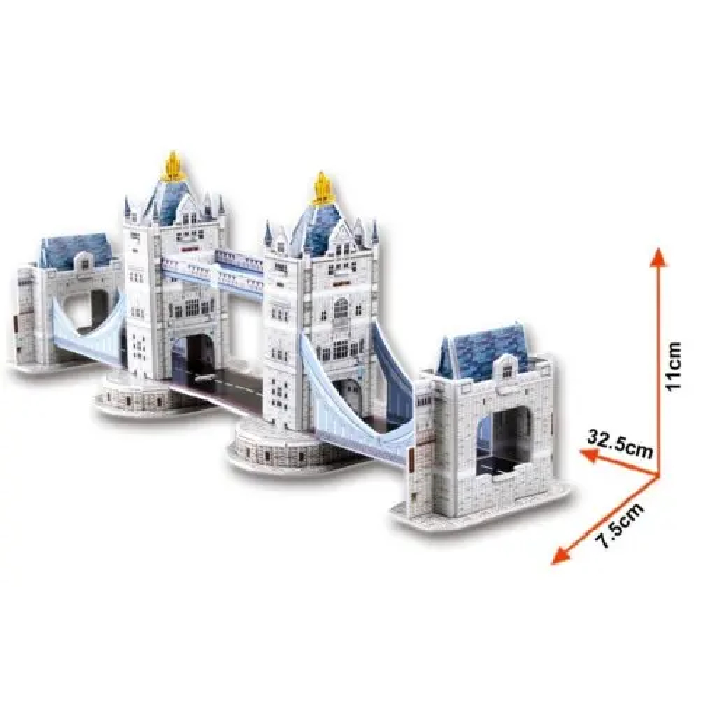 3D puzzle-constructor CubicFun Tower Bridge mini series (S3010h)