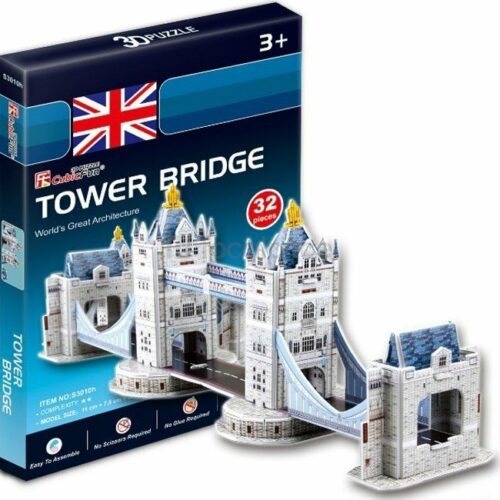3D puzzle-constructor CubicFun Tower Bridge mini series (S3010h)
