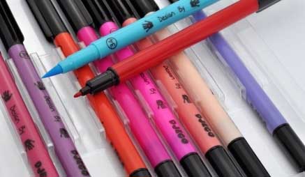 Набор DJECO фломастеры-кисти двухсторонние Девушки (DJ08802)