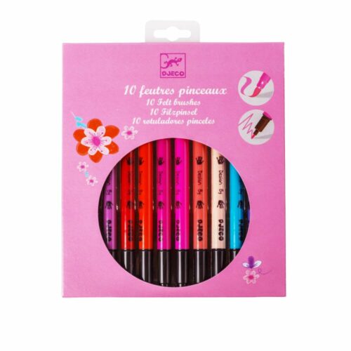 Набор DJECO фломастеры-кисти двухсторонние Девушки (DJ08802)