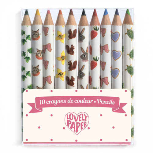 Набор цветных мини-карандашей DJECO 10 шт (DD03725)