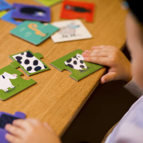 Трио-пазл DJECO Одень зверушку (DJ08186)