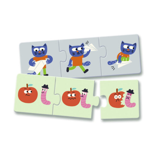 Трио-пазл DJECO Истории (DJ08117)