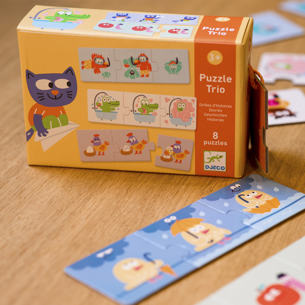 Трио-пазл DJECO Истории (DJ08117)