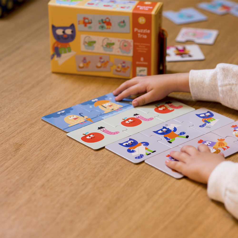 Трио-пазл DJECO Истории (DJ08117)