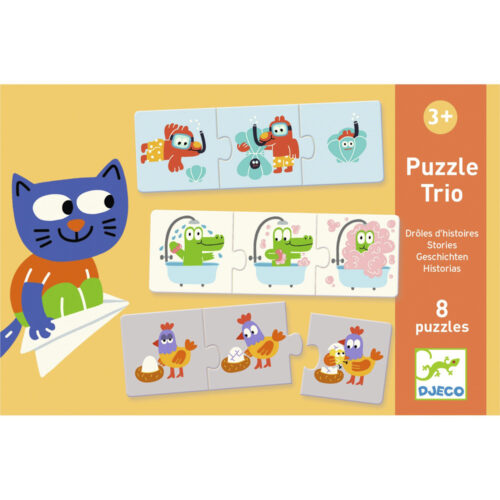 Трио-пазл DJECO Истории (DJ08117)