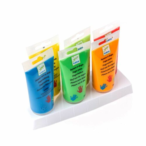 DJECO Set Finger paints, 6 colors (DJ08860)