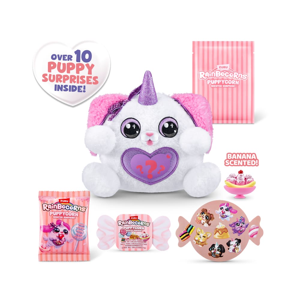 Мягкая игрушка-сюрприз Rainbocorns-B Puppycorn Scent Surprise (9298B)